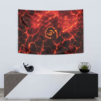 Lava Monster Costume Tapestry Fiery Lava Spiral