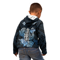 Personalised Polynesia Go Surfing Kid Hoodie The Pacific Wave Of Water LT05 - Polynesian Pride