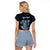 Personalised Polynesia Go Surfing Raglan Cropped T Shirt The Pacific Wave Of Water LT05 - Polynesian Pride