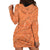 Personalised Lapita Culture Hoodie Dress Iconic Double Face Pattern LT05 - Polynesian Pride