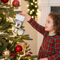 Samoa Christmas Stocking Snow Globe With Samoan Santa - Polynesian Pride