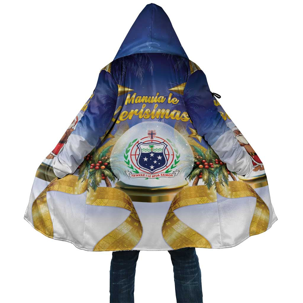 Samoa Christmas Cloak Snow Globe With Samoan Santa - Polynesian Pride