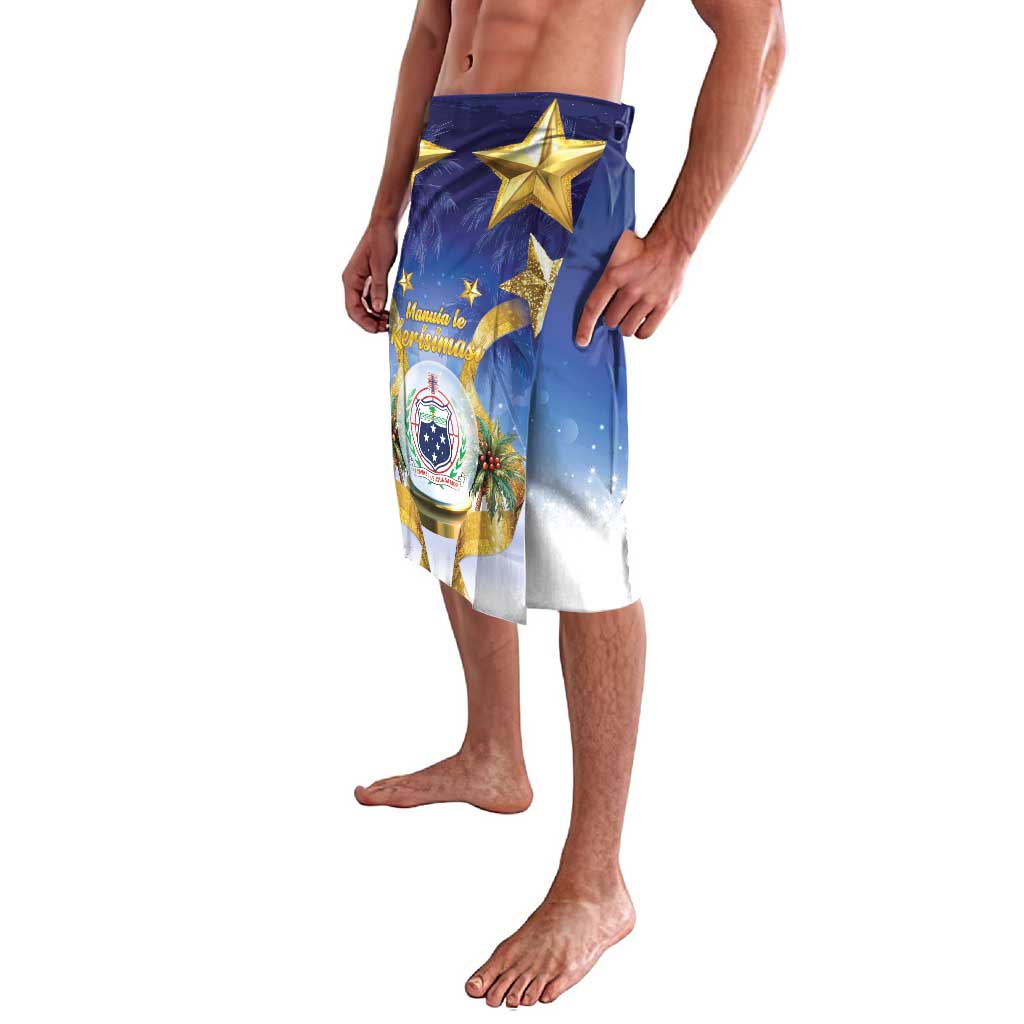 Samoa Christmas Lavalava Snow Globe With Samoan Santa - Polynesian Pride