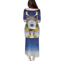 Samoa Christmas Puletasi Snow Globe With Samoan Santa - Polynesian Pride