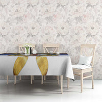 Samoa Christmas Tablecloth Snow Globe With Samoan Santa - Polynesian Pride