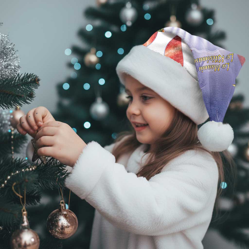 American Samoa Christmas Santa Hat Seashell Santa Beach Vibes - Polynesian Pride