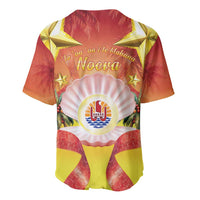 French Polynesia Christmas Baseball Jersey Seashell Santa Beach Vibes - Polynesian Pride