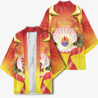French Polynesia Christmas Kimono Seashell Santa Beach Vibes - Polynesian Pride