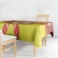 French Polynesia Christmas Tablecloth Seashell Santa Beach Vibes - Polynesian Pride