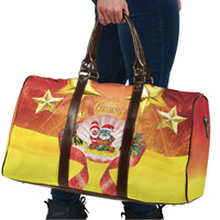 French Polynesia Christmas Travel Bag Seashell Santa Beach Vibes - Polynesian Pride