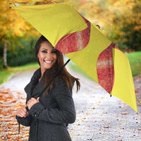 French Polynesia Christmas Umbrella Seashell Santa Beach Vibes - Polynesian Pride