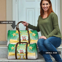 Cook Islands Christmas Travel Bag Seashell Santa Beach Vibes - Polynesian Pride