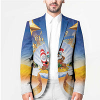 Marshall Islands Christmas Blazer Seashell Santa Beach Vibes - Polynesian Pride