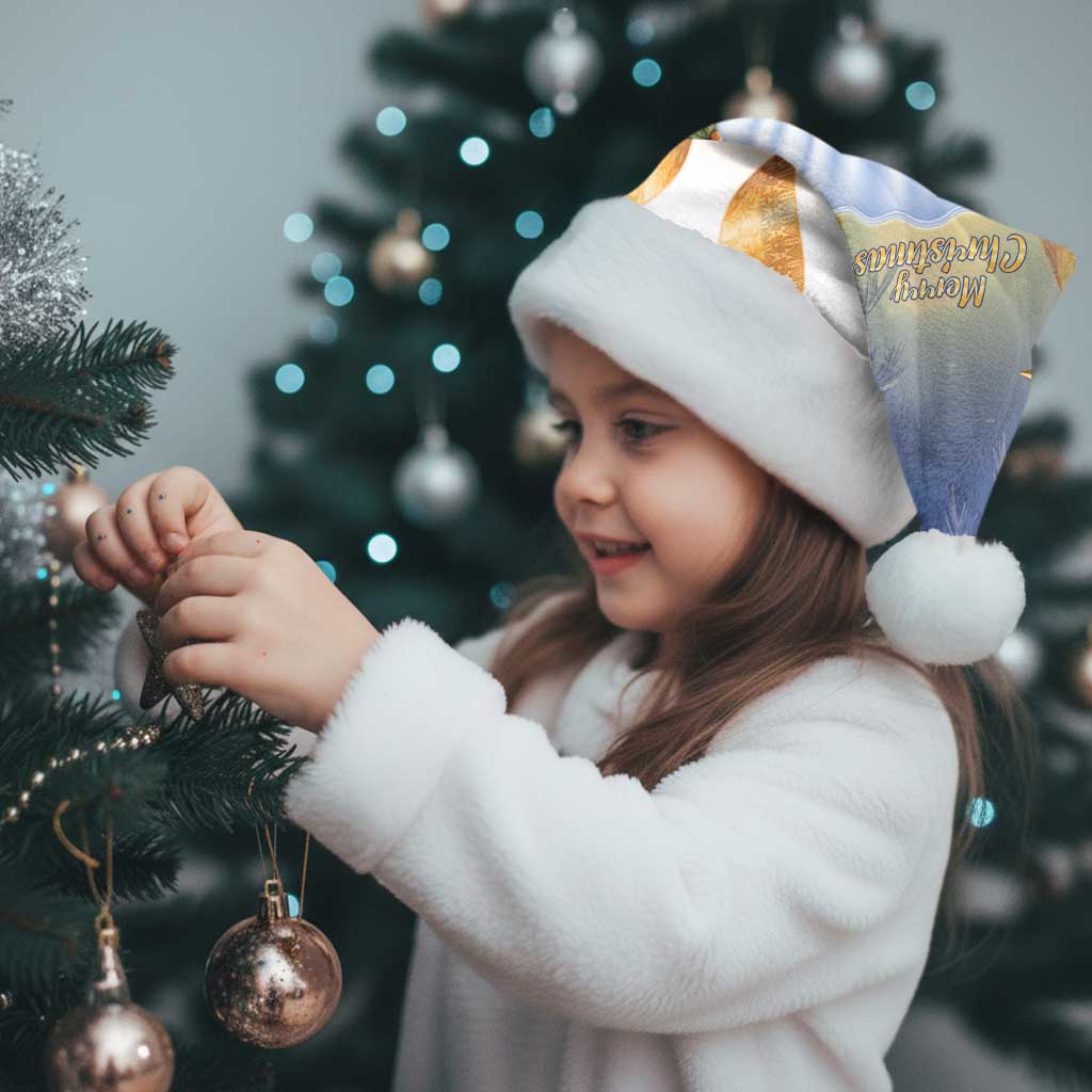 Marshall Islands Christmas Santa Hat Seashell Santa Beach Vibes - Polynesian Pride