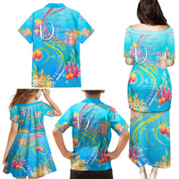 Under The Sea Scuba Diving Family Matching Puletasi Dress and Hawaiian Shirt Polynesian Pattern LT05 - Polynesian Pride