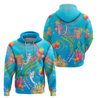 Under The Sea Scuba Diving Hoodie Polynesian Pattern LT05 - Polynesian Pride
