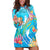 Under The Sea Scuba Diving Hoodie Dress Polynesian Pattern LT05 Blue - Polynesian Pride