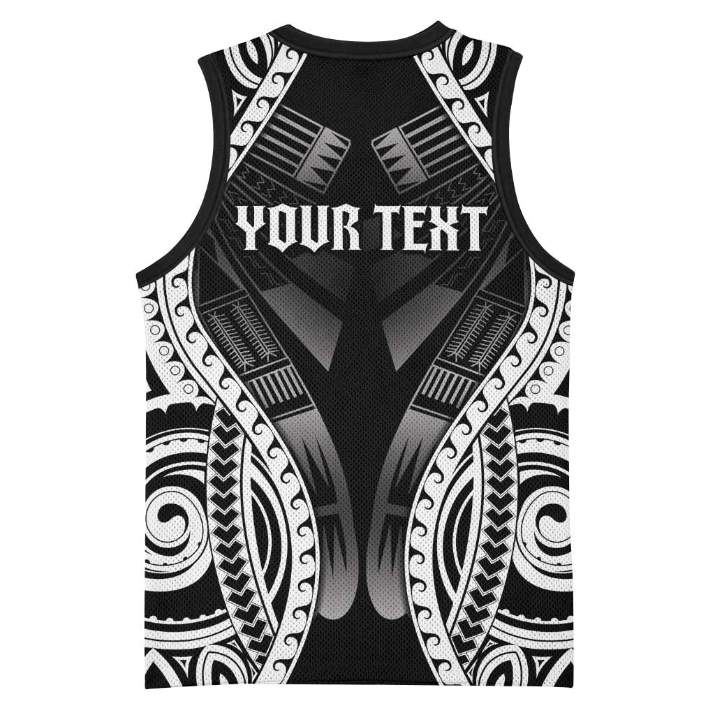 Personalised Remember Samoa Black Saturday Basketball Jersey Samoa Mo Samoa - Polynesian Pride