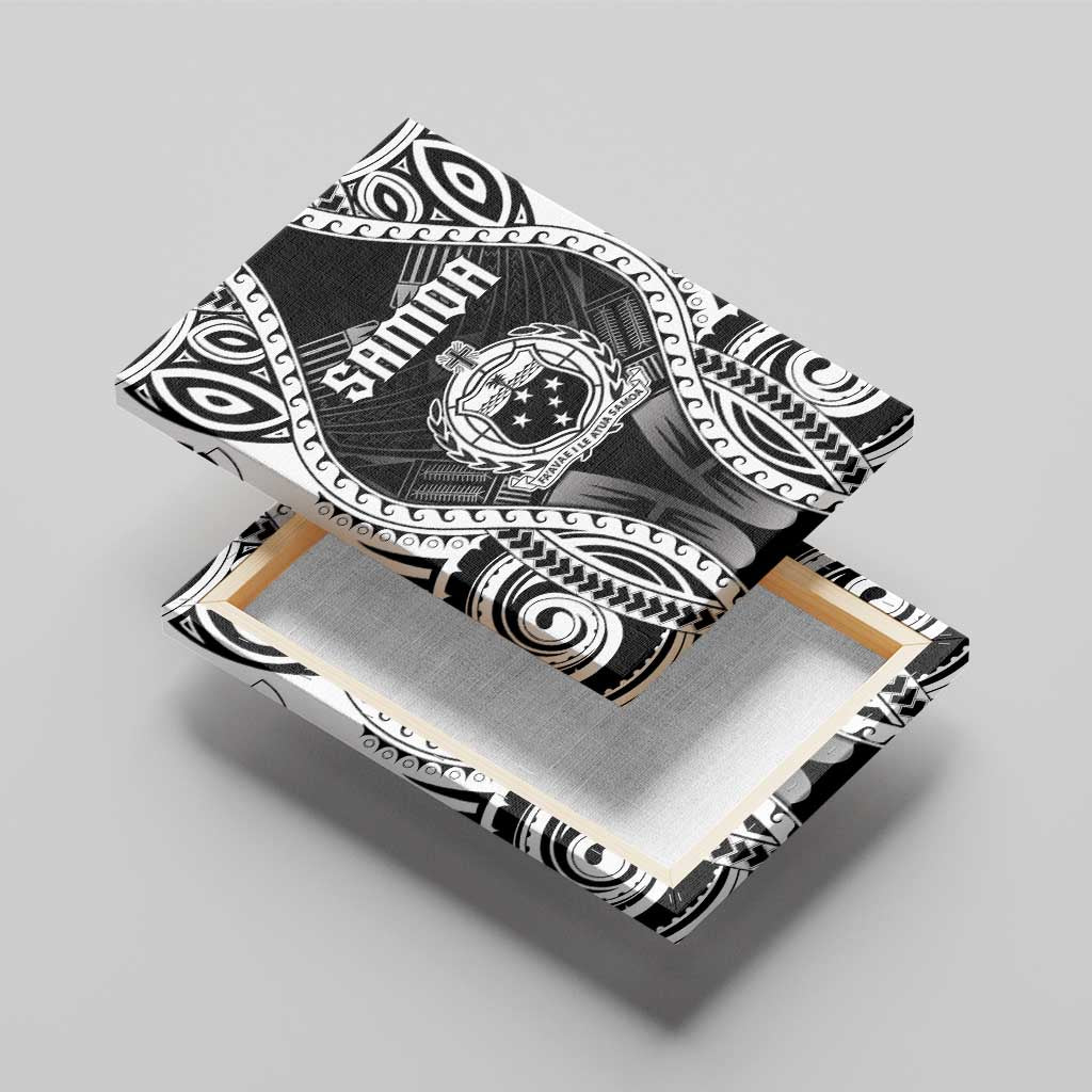 Remember Samoa Black Saturday Canvas Wall Art Samoa Mo Samoa - Polynesian Pride