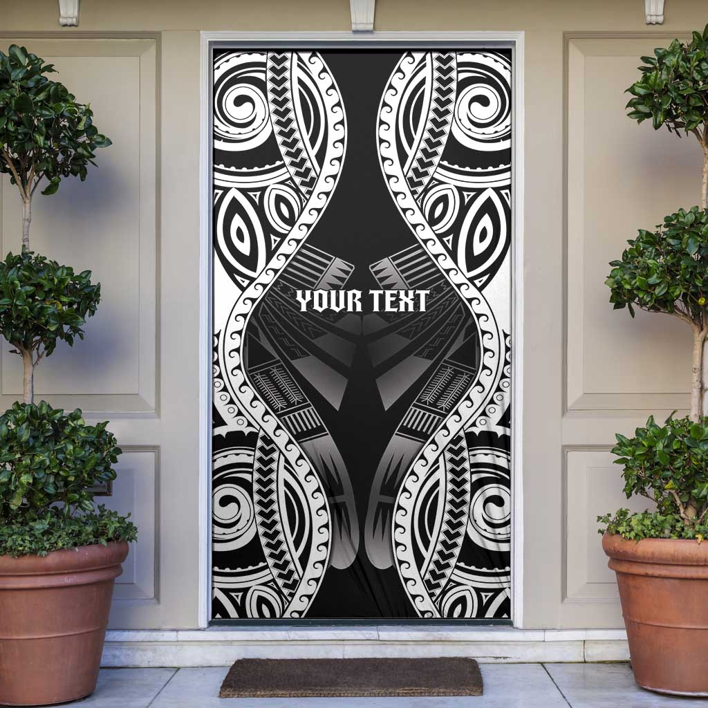 Personalised Remember Samoa Black Saturday Door Cover Samoa Mo Samoa - Polynesian Pride