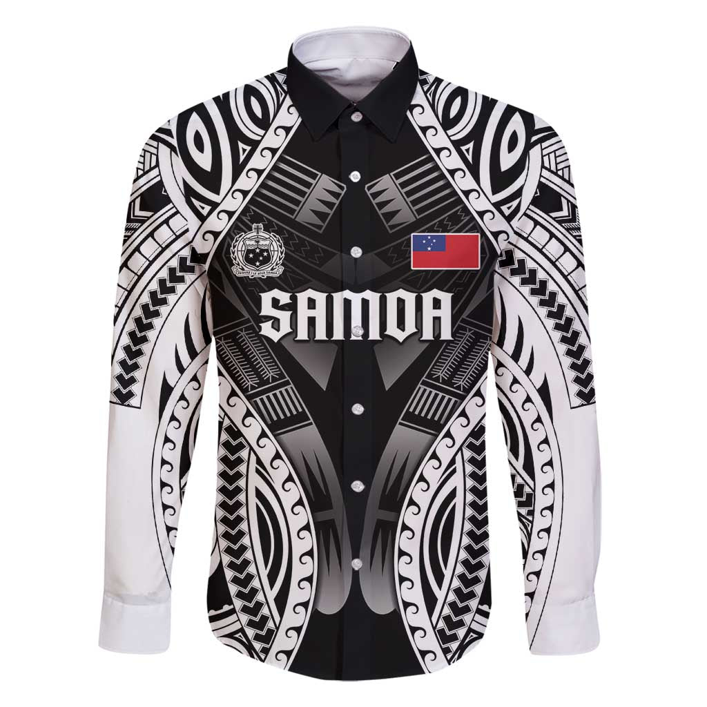 Personalised Remember Samoa Black Saturday Family Matching Long Sleeve Bodycon Dress and Hawaiian Shirt Samoa Mo Samoa - Polynesian Pride