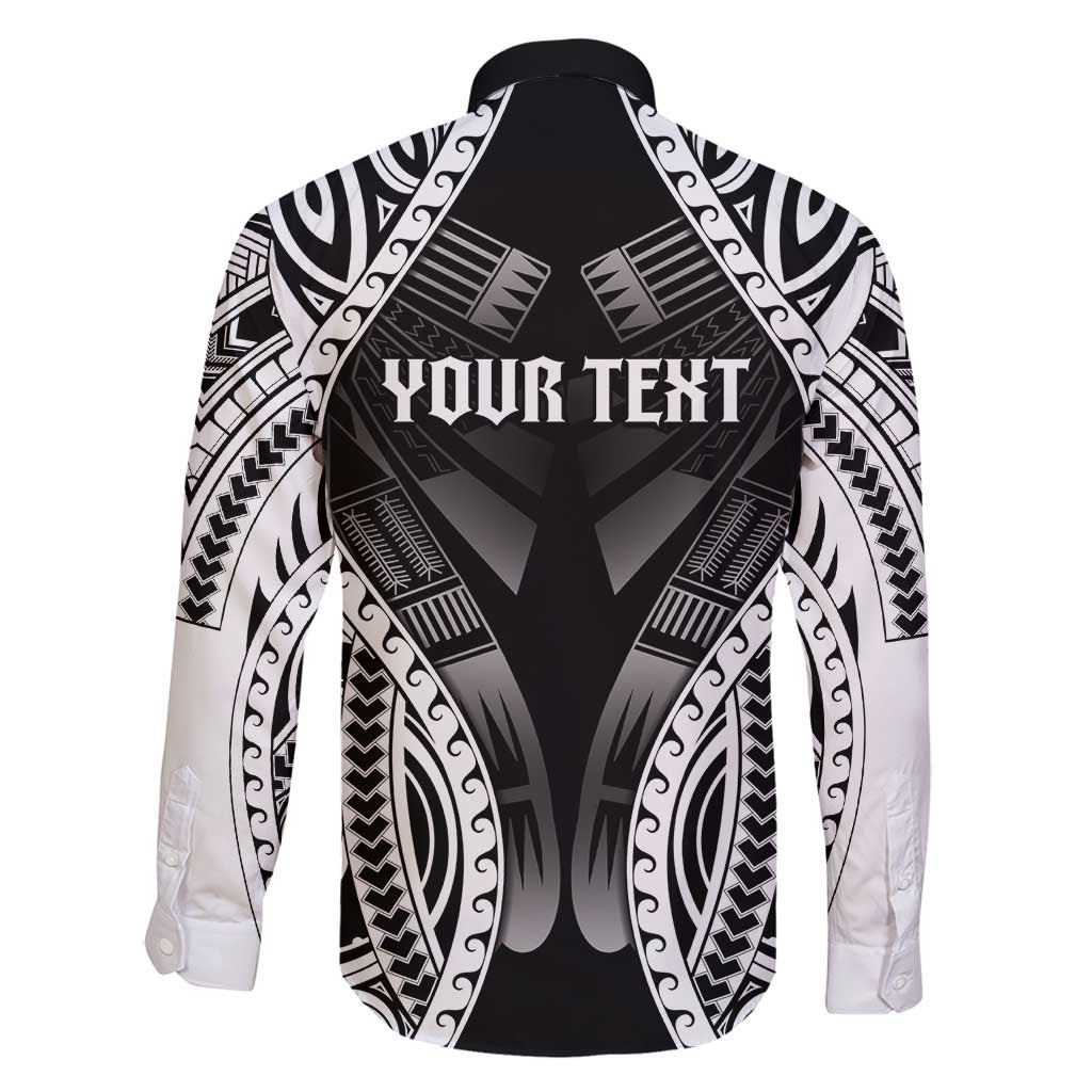 Personalised Remember Samoa Black Saturday Family Matching Long Sleeve Bodycon Dress and Hawaiian Shirt Samoa Mo Samoa - Polynesian Pride