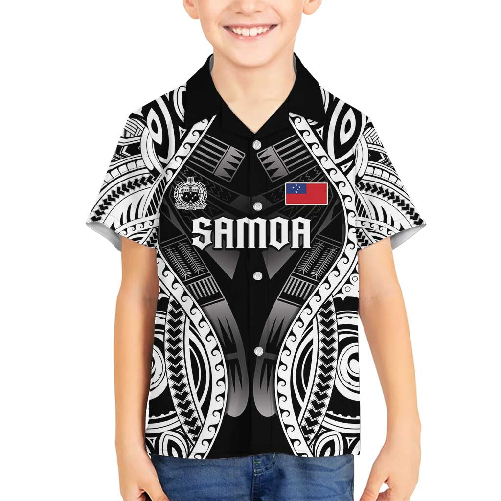 Personalised Remember Samoa Black Saturday Family Matching Long Sleeve Bodycon Dress and Hawaiian Shirt Samoa Mo Samoa - Polynesian Pride