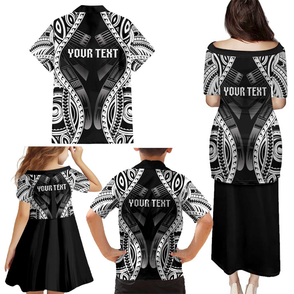 Personalised Remember Samoa Black Saturday Family Matching Puletasi and Hawaiian Shirt Samoa Mo Samoa - Polynesian Pride