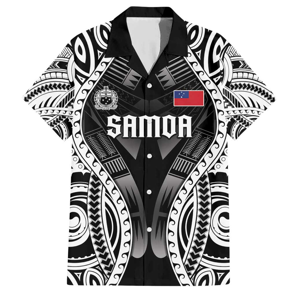 Personalised Remember Samoa Black Saturday Family Matching Short Sleeve Bodycon Dress and Hawaiian Shirt Samoa Mo Samoa - Polynesian Pride