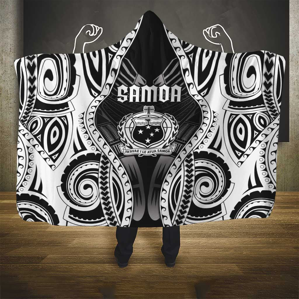 Remember Samoa Black Saturday Hooded Blanket Samoa Mo Samoa - Polynesian Pride