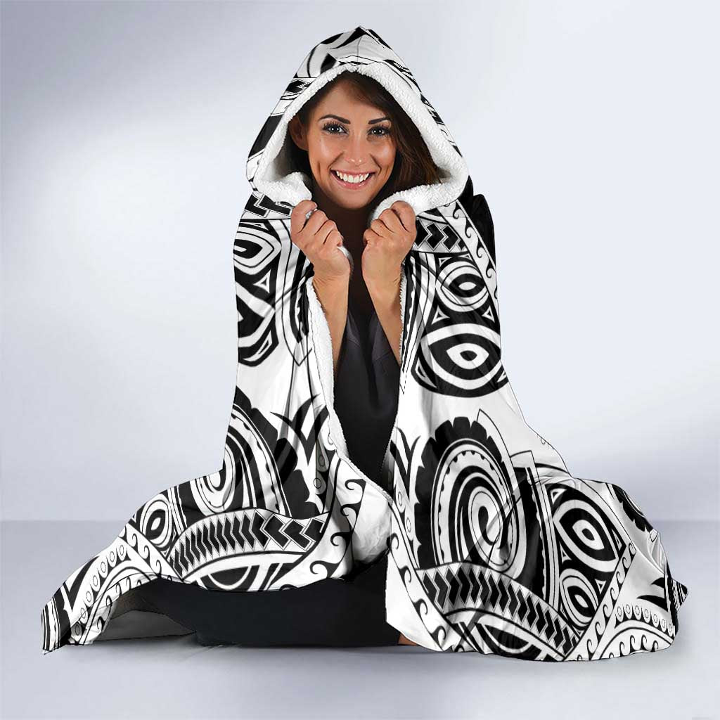 Remember Samoa Black Saturday Hooded Blanket Samoa Mo Samoa - Polynesian Pride