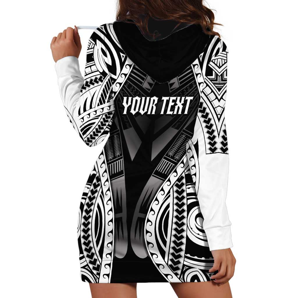 Personalised Remember Samoa Black Saturday Hoodie Dress Samoa Mo Samoa - Polynesian Pride