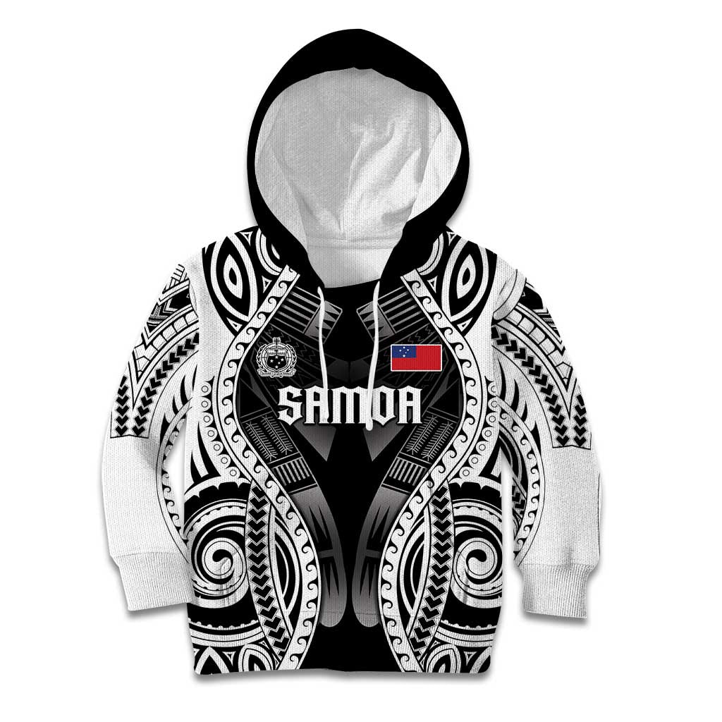 Personalised Remember Samoa Black Saturday Kid Hoodie Samoa Mo Samoa - Polynesian Pride