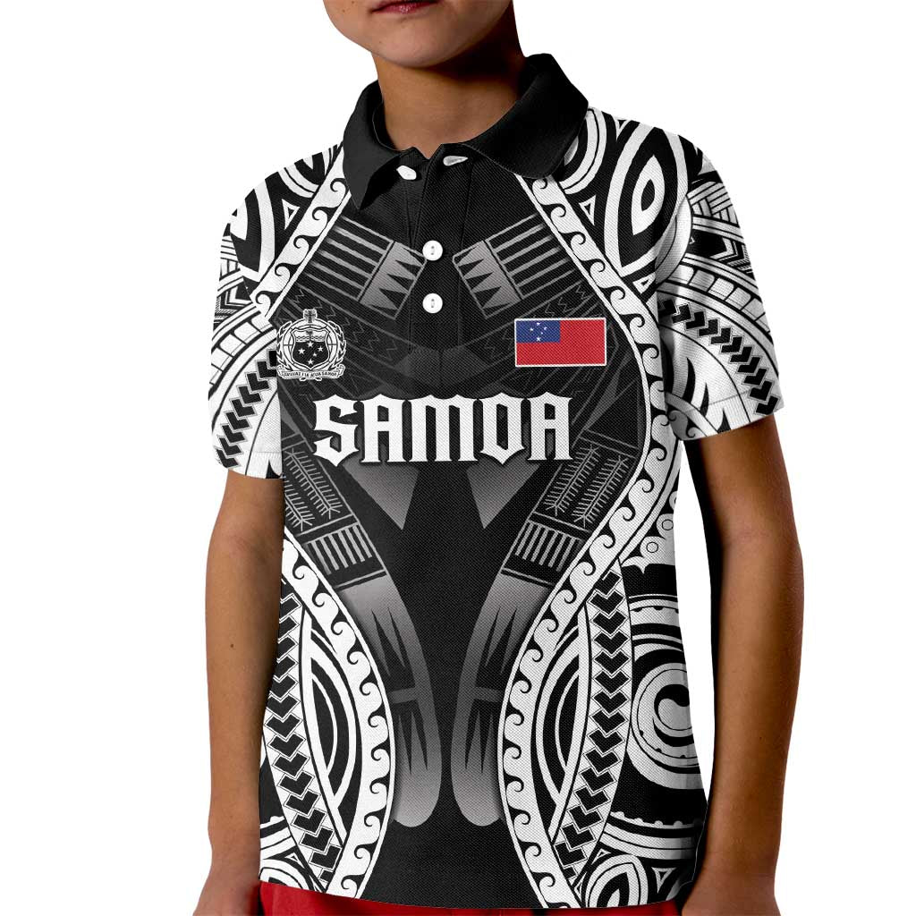 Personalised Remember Samoa Black Saturday Kid Polo Shirt Samoa Mo Samoa - Polynesian Pride