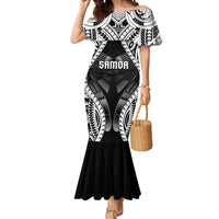 Personalised Remember Samoa Black Saturday Mermaid Dress Samoa Mo Samoa - Polynesian Pride