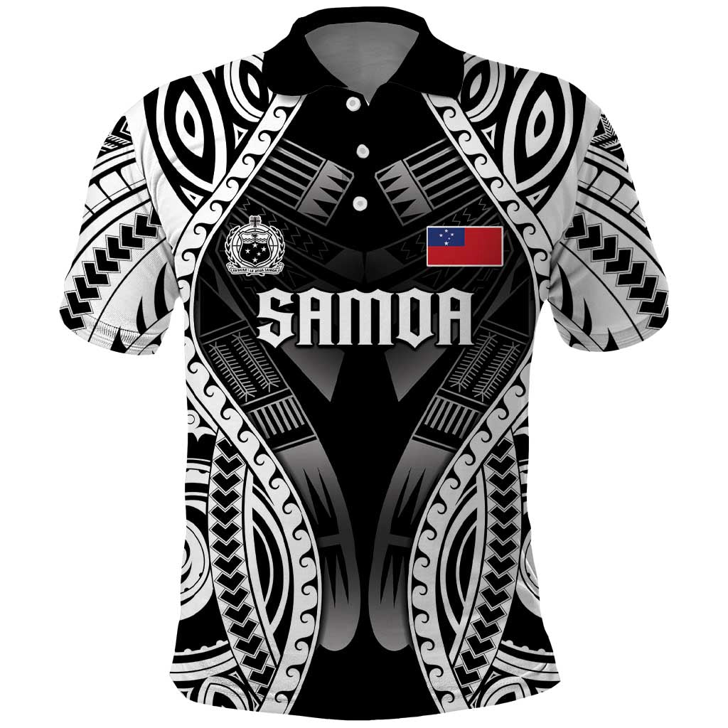 Personalised Remember Samoa Black Saturday Polo Shirt Samoa Mo Samoa LT05 Black - Polynesian Pride
