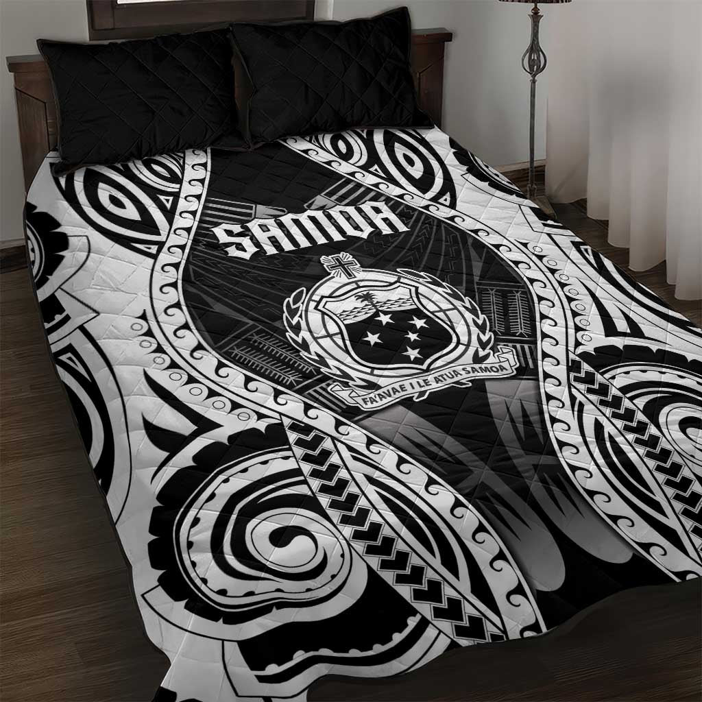 Remember Samoa Black Saturday Quilt Bed Set Samoa Mo Samoa - Polynesian Pride