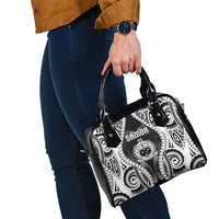 Remember Samoa Black Saturday Shoulder Handbag Samoa Mo Samoa - Polynesian Pride