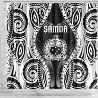Remember Samoa Black Saturday Shower Curtain Samoa Mo Samoa - Polynesian Pride