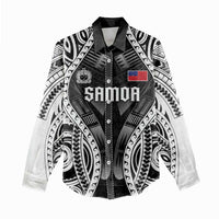 Personalised Remember Samoa Black Saturday Women Casual Shirt Samoa Mo Samoa - Polynesian Pride