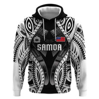 Personalised Remember Samoa Black Saturday Zip Hoodie Samoa Mo Samoa - Polynesian Pride