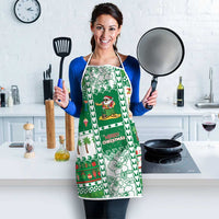 Norfolk Island Christmas Apron Festive Beach Vibes - Polynesian Pride