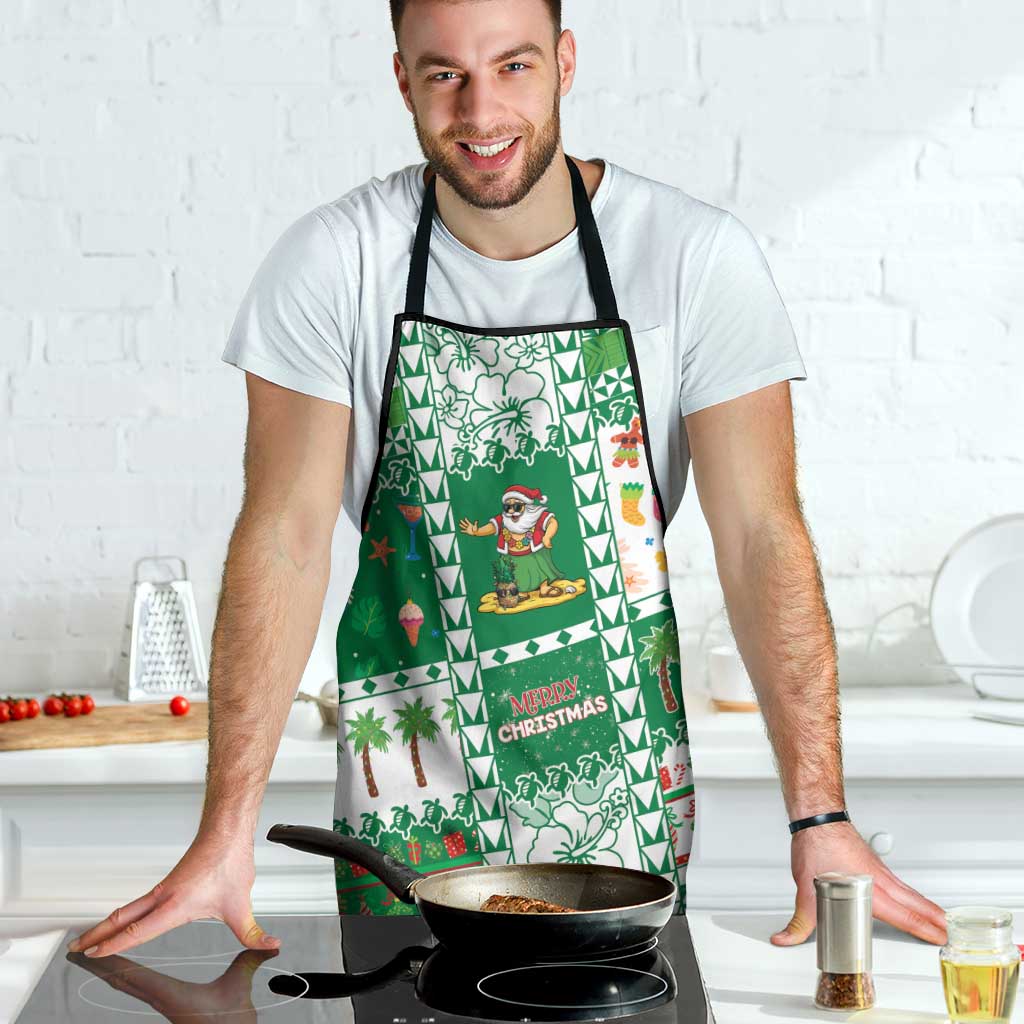 Norfolk Island Christmas Apron Festive Beach Vibes - Polynesian Pride