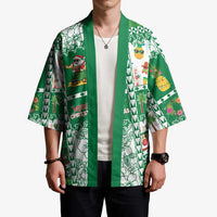 Norfolk Island Christmas Kimono Festive Beach Vibes - Polynesian Pride