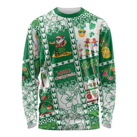 Norfolk Island Christmas Long Sleeve Shirt Festive Beach Vibes - Polynesian Pride
