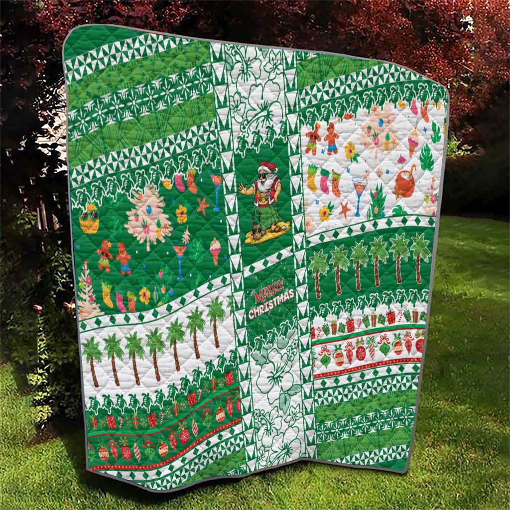 Norfolk Island Christmas Quilt Festive Beach Vibes - Polynesian Pride