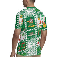 Norfolk Island Christmas Rugby Jersey Festive Beach Vibes - Polynesian Pride