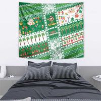 Norfolk Island Christmas Tapestry Festive Beach Vibes - Polynesian Pride