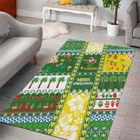 Pitcairn Islands Christmas Area Rug Festive Beach Vibes - Polynesian Pride