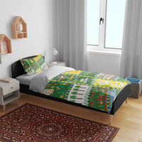 Pitcairn Islands Christmas Bedding Set Festive Beach Vibes - Polynesian Pride
